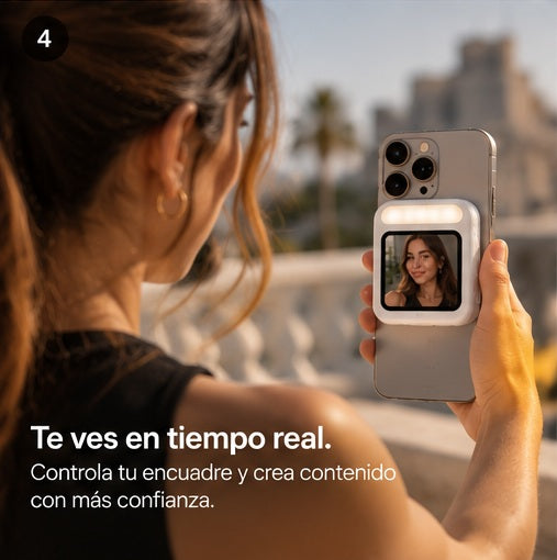 Pantalla Selfie Magnética