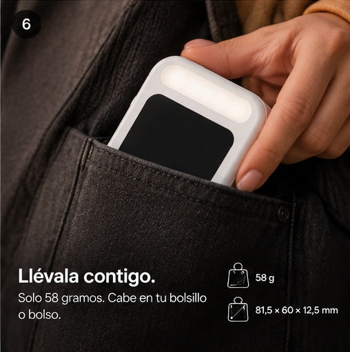 Pantalla Selfie Magnética